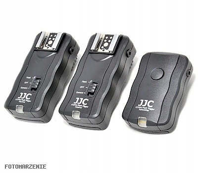 Rádiový spouštěč lamp s 2 studiovými systémovými přijímači Jjc JF-U2