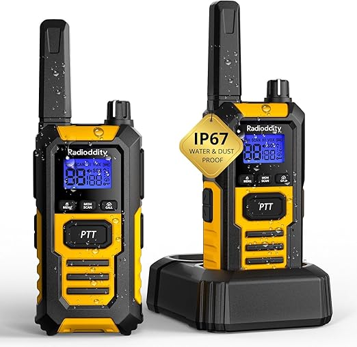Radioddity HD-1 Pmr bez licencji IP67 wodoodporna wytrzymała 2 sztuki