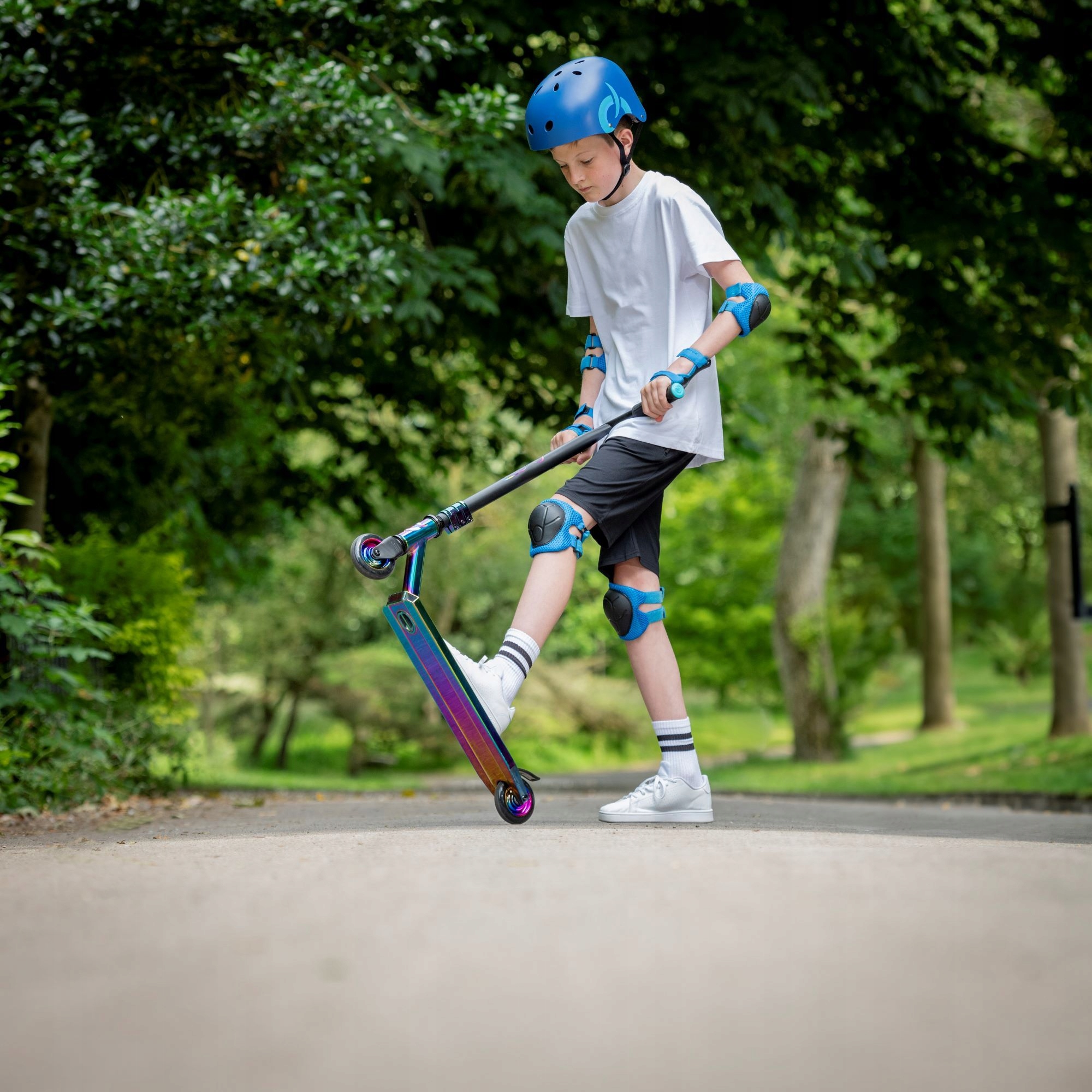 HULAJNOGA WYCZYNOWA KOLOROWA SLICK COLOR DWUKOŁOWA DLA DZIECI 6+ CHROME Liczba kół 2
