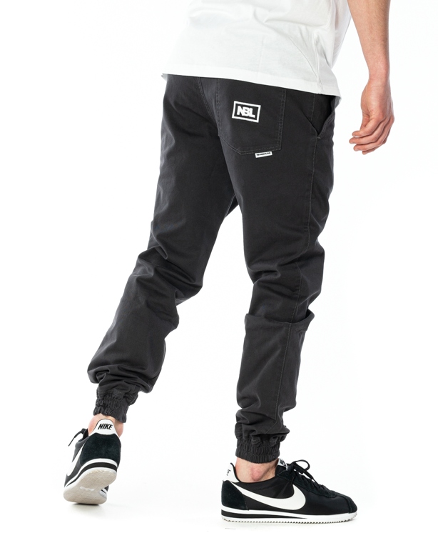 Kalhoty New Bad Line Joggery Chino Dark Grey Nbl vel. L