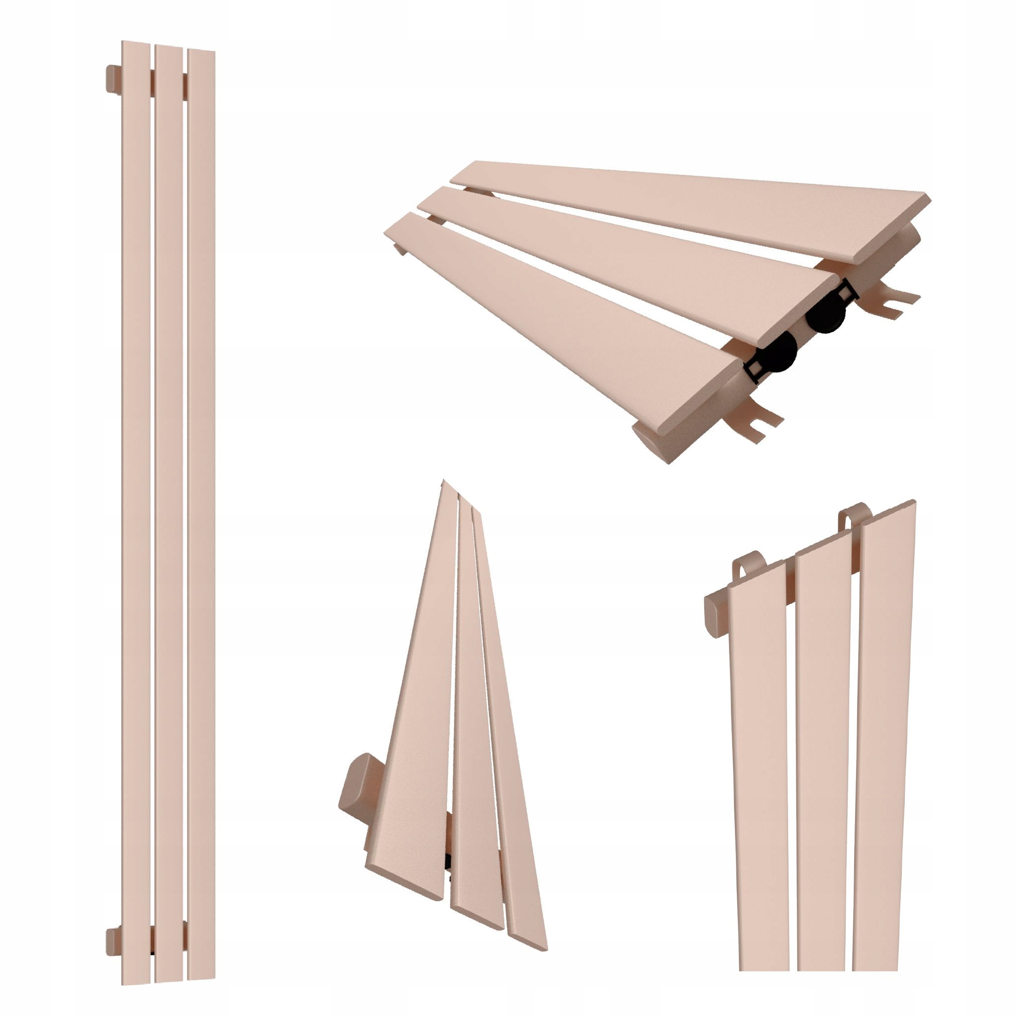 Dekorativní Radiátor Belloslim 140x22 Zlatý Růžový