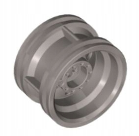 LEGO KOŁO FELGA FLAT SILVER NR 56145 1 SZT