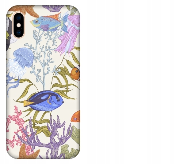 

Etui pokrowiec iPhone Xs Max Rafa koralowa