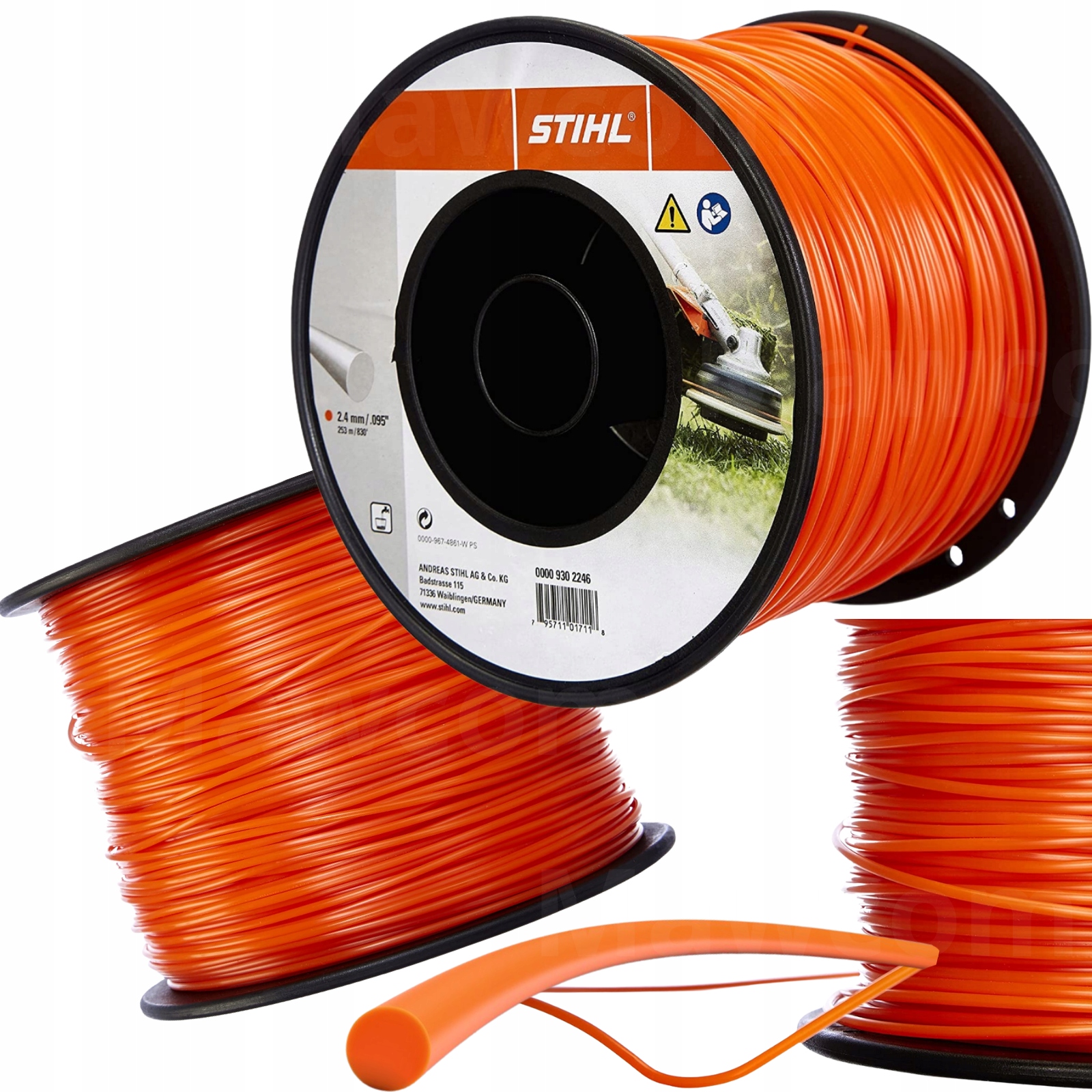 Stihl 00009302246 żyłka tnąca okrągła 2.4 mm x 253 m