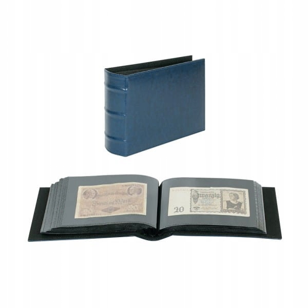 Klaser na Fdc, fotky, pohlednice tmavě modrá Lindner