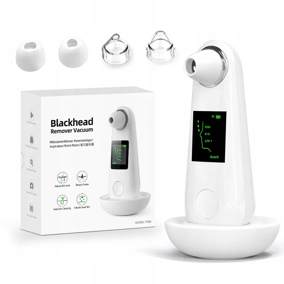 

Odkurzacz Wągrów Zaskórników Mikrodermabrazja 12w1