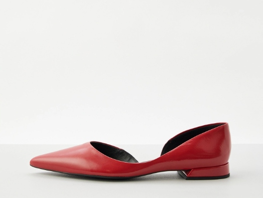 Högl Vivien 7-10 1816 4000 red Baleríny Polobotky lakované červené vel. 40
