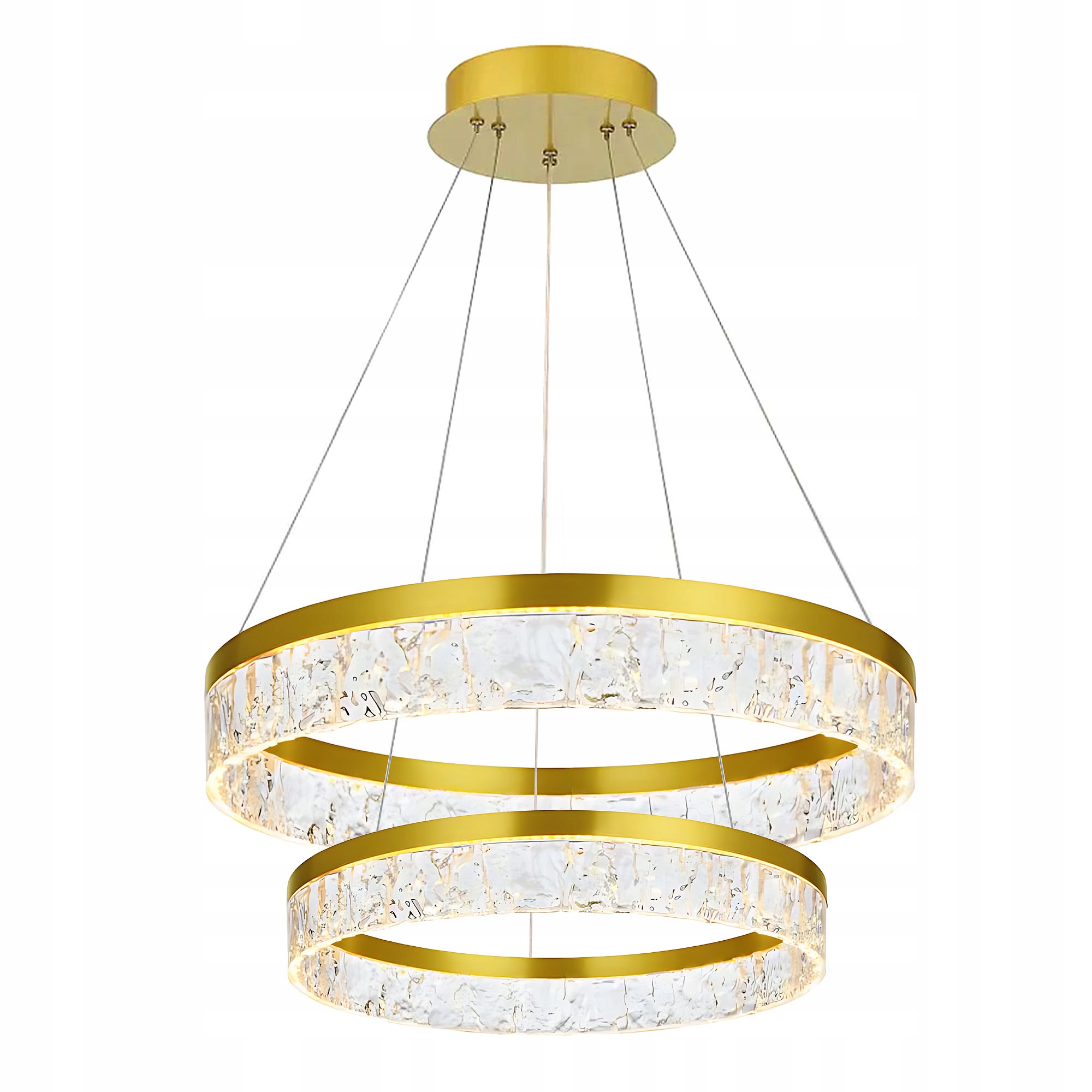 Led závesná lampa LHJ049-CP2 Zlatá toolight Glamour Do Obývačky