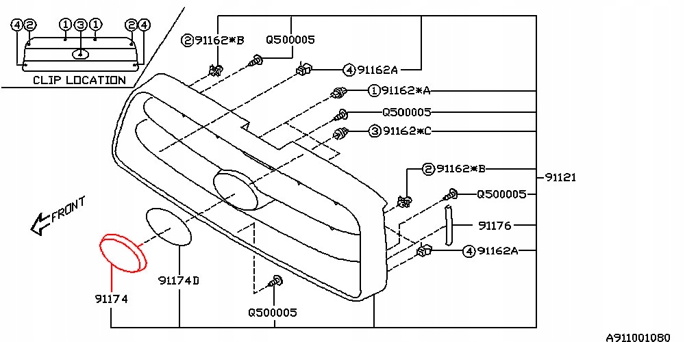 EMBLEMAT ZNACZEK LOGO GRILLA ATRAPY PRZÓD KLAPY TYŁ SUBARU FORESTER OUTBACK Waga produktu z opakowaniem jednostkowym 0.04 kg