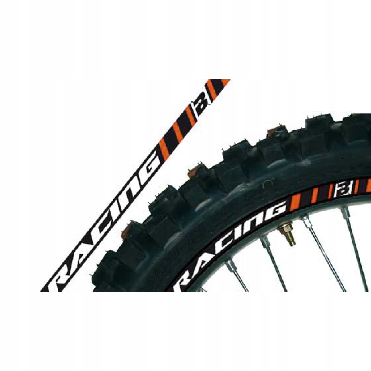 ВІНІЛОВІ НАКЛЕЙКИ ДЛЯ ОБОДА CROSS ENDURO ORANGE