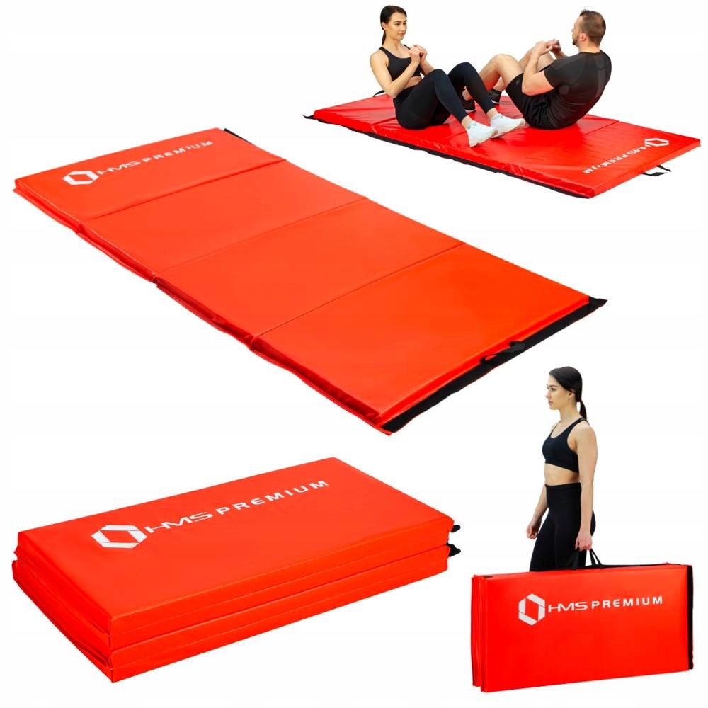 Materac Gimnastyczny Składany Mata Do Ćwiczeń Fitness Treningu 240x120 cm