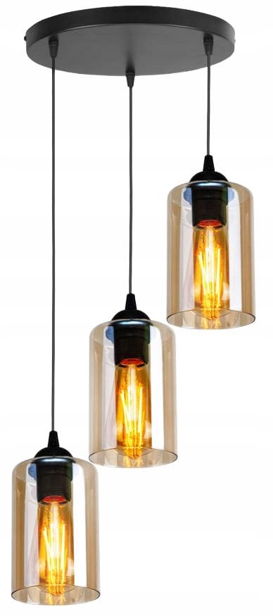 Závěsná lustrová lampa Candellux Bistro 3xE27