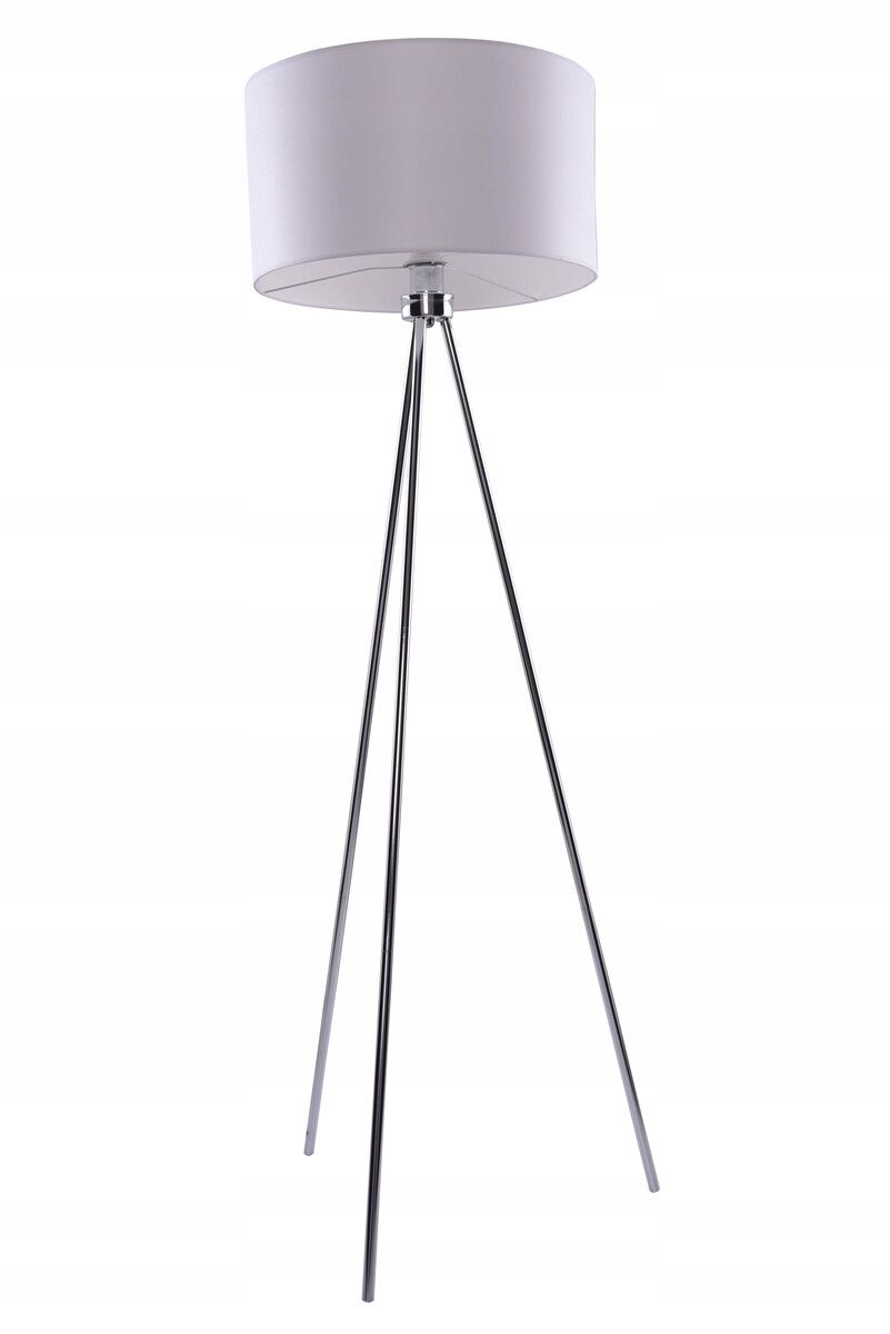 Podlahová lampa Finn White Azzardo AZ1037 biela/chrómová