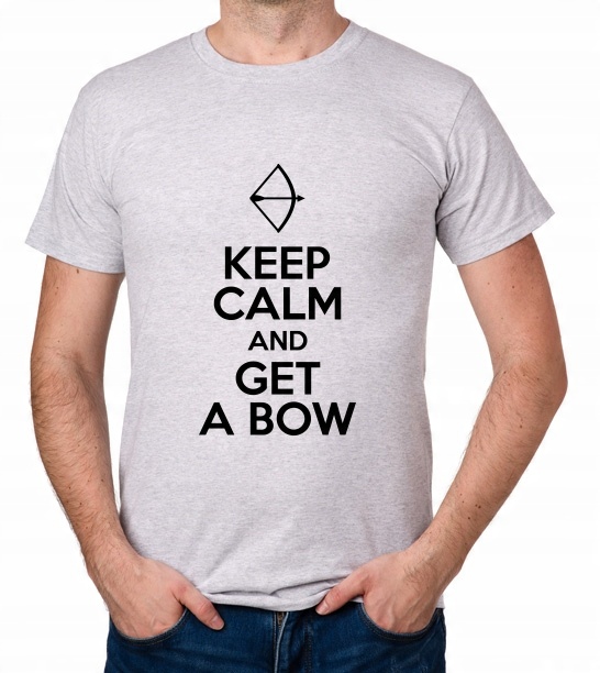 

koszulka Keep Calm And Get A Bow prezent