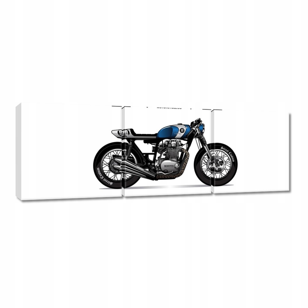 

Obrazy 90x30 Motocykl Zabytek Vintage