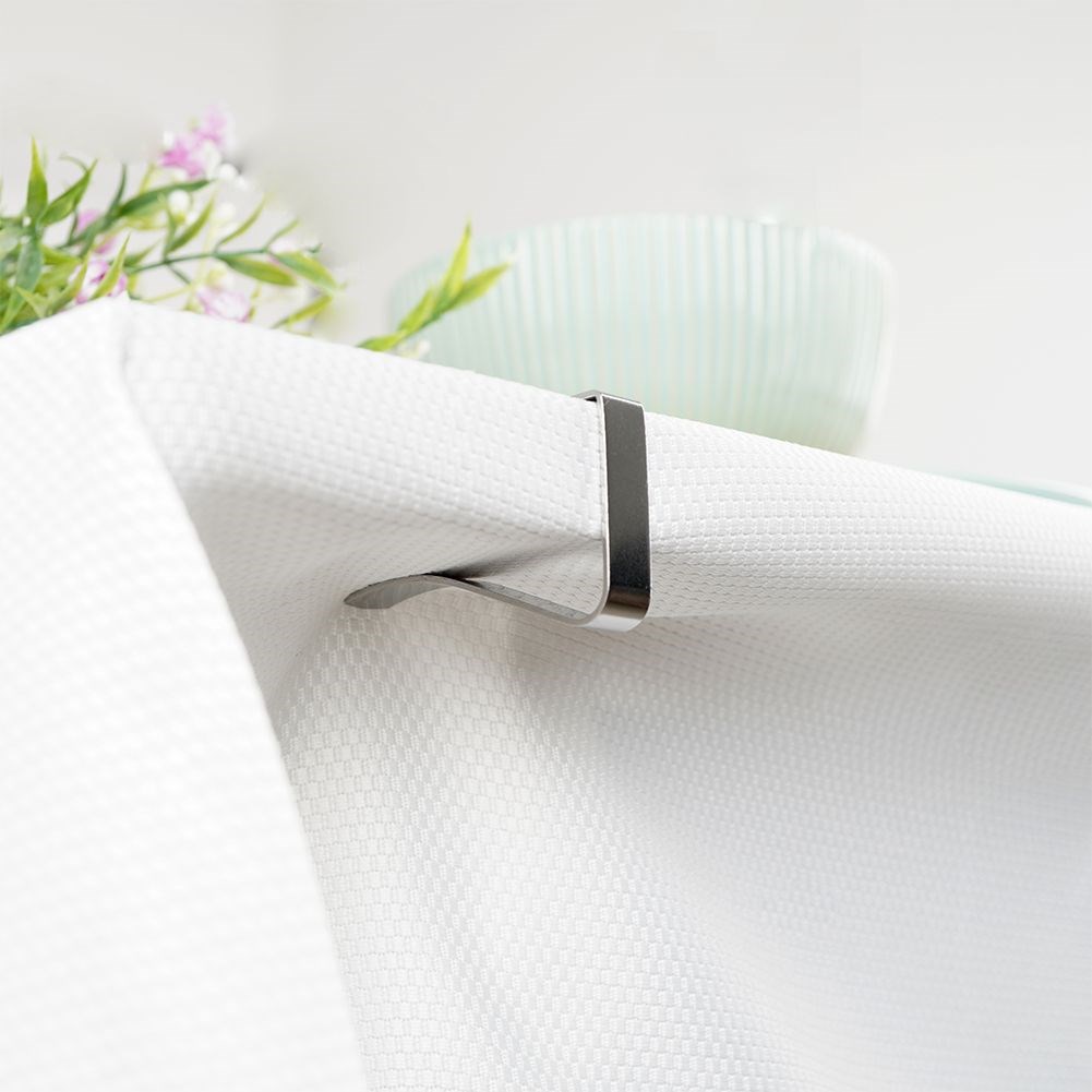 Klips STALOWY metalowy uchwyt klamra do obrusu stołu ceraty blatu Marka Orion