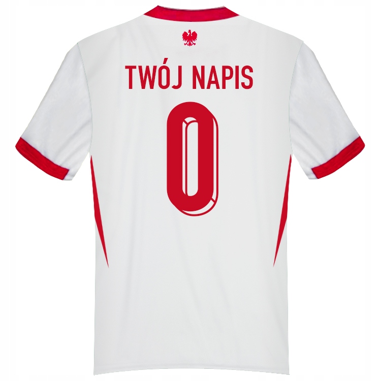 Strój Piłkarski POLSKA! WŁASNY NADRUK rozm 140 cm Kod producenta STRÓJ-POLSKA-NDR
