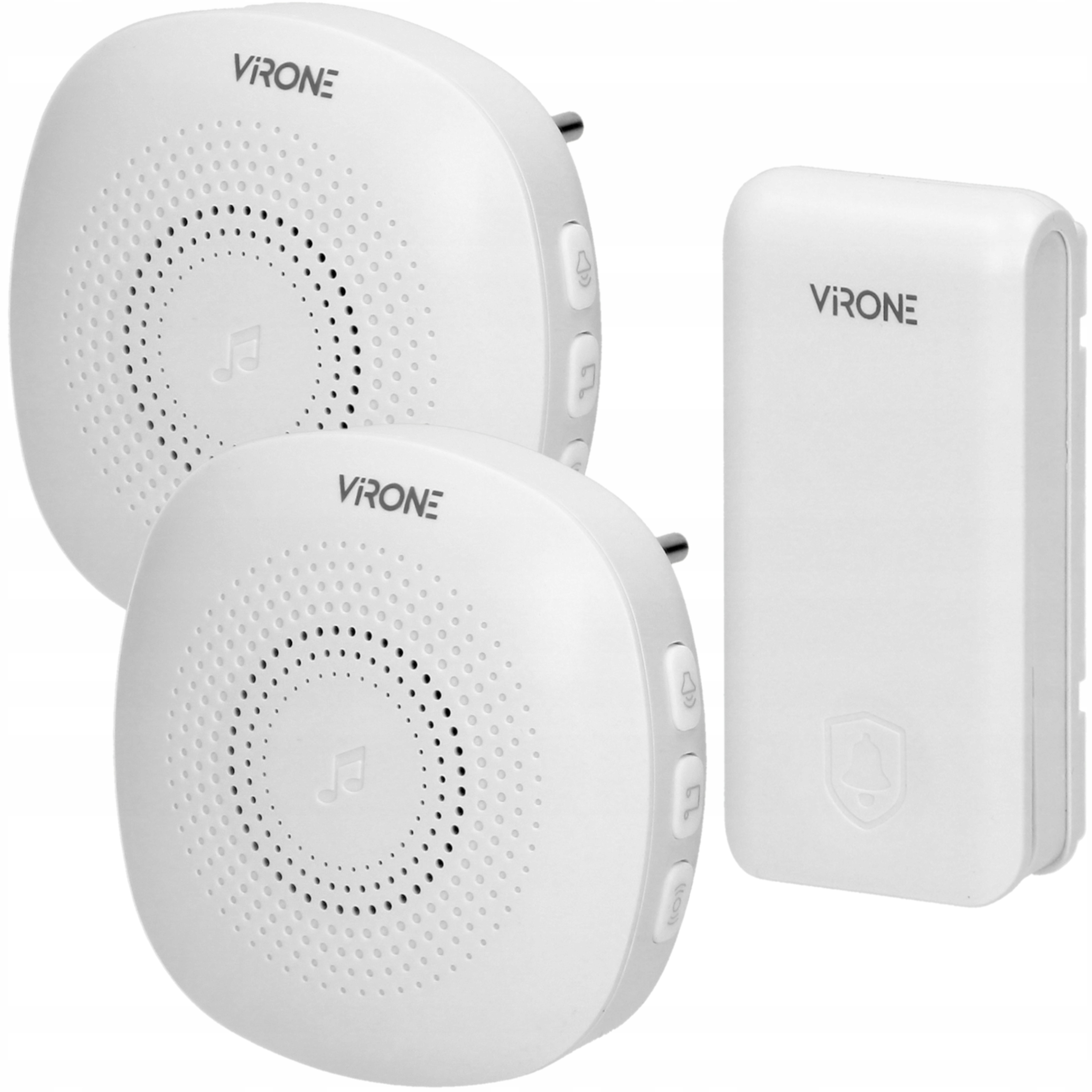 DZWONEK BEZBATERYJNY BEZPRZEWODOWY 2 ODBIORNIKI