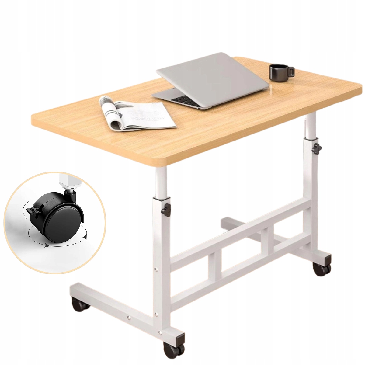 STOLIK NA POD LAPTOPA MOBILNY STOLIK KAWOWY REGULACJA