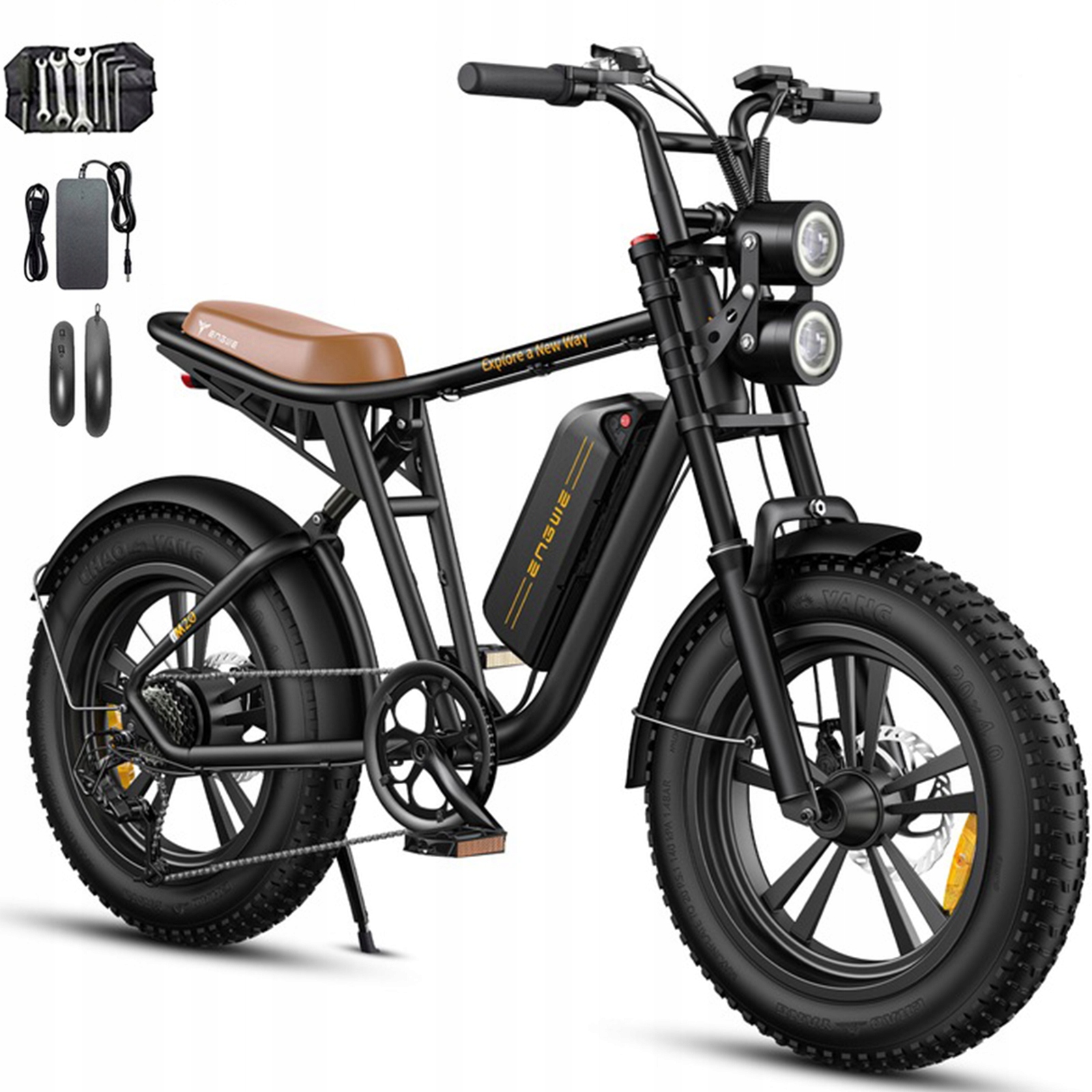20" Elektrické kolo Engwe M20 1000W 48V13AH 45 km/h 75 Km Mtb pánské/dámské