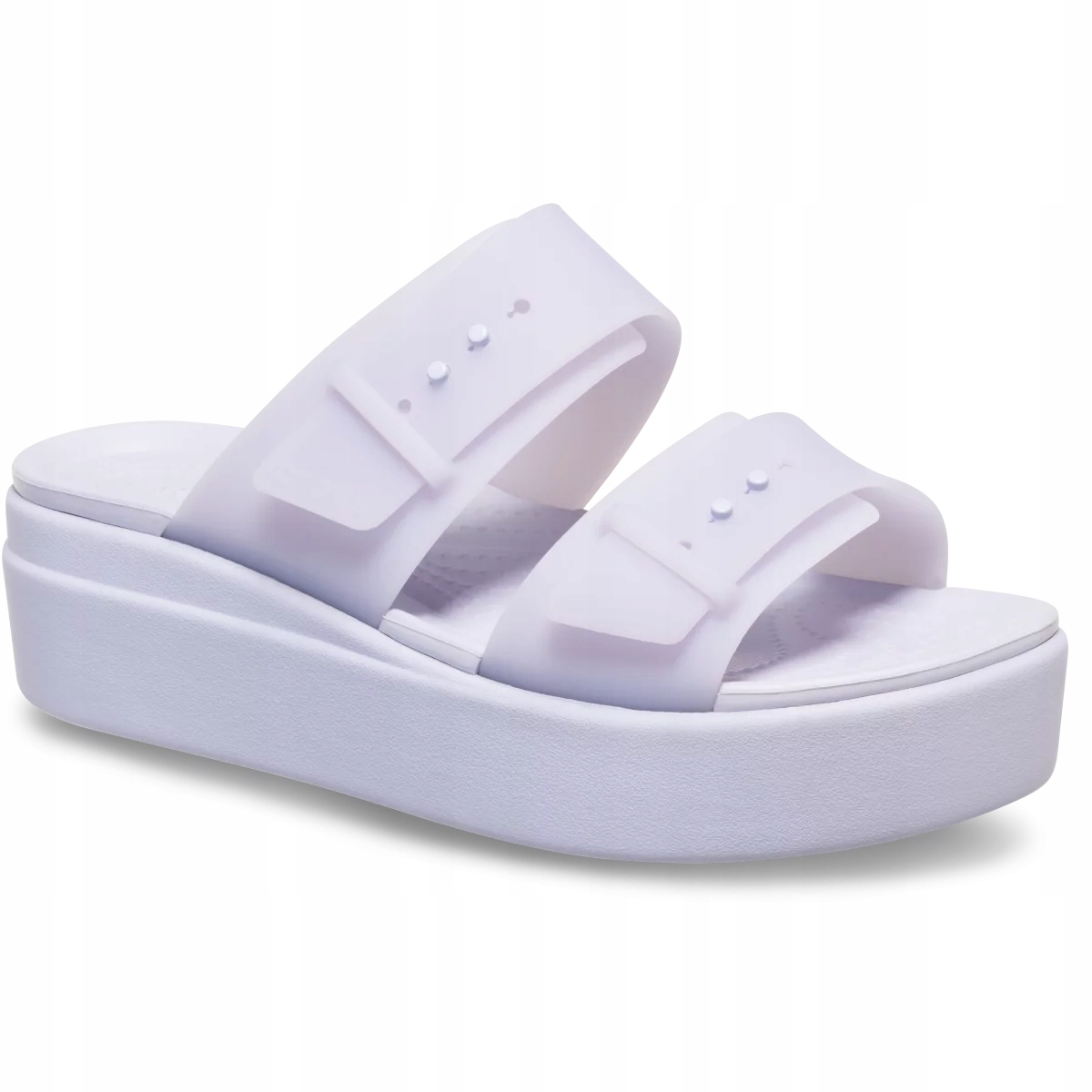 Crocs Dámské lehké sandály Brooklyn Buckle Low Wedge 39-40