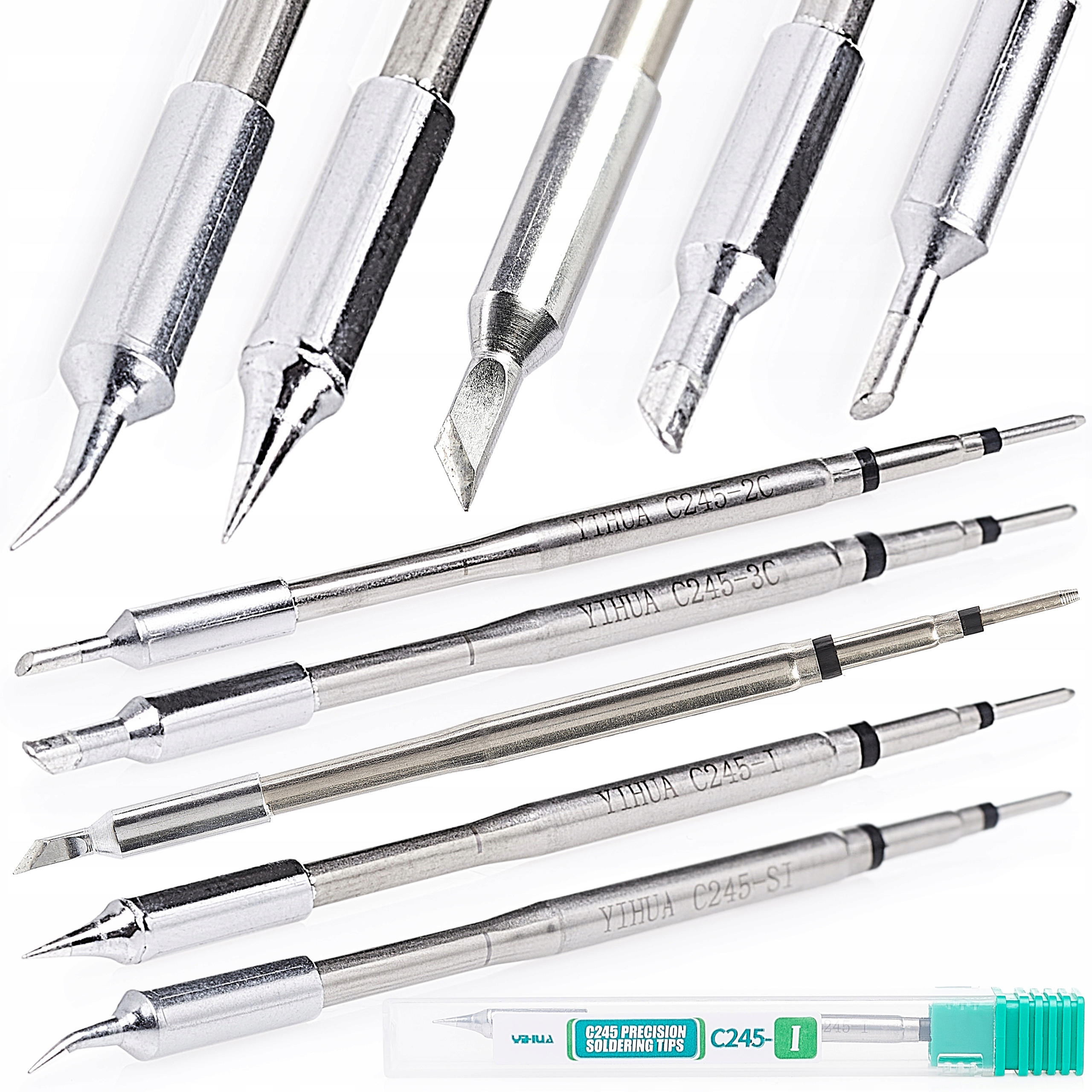 Sada 5 x Pájecí Hrot Yihua C245 I Si 3C 3.2K 2C Pro Páječku