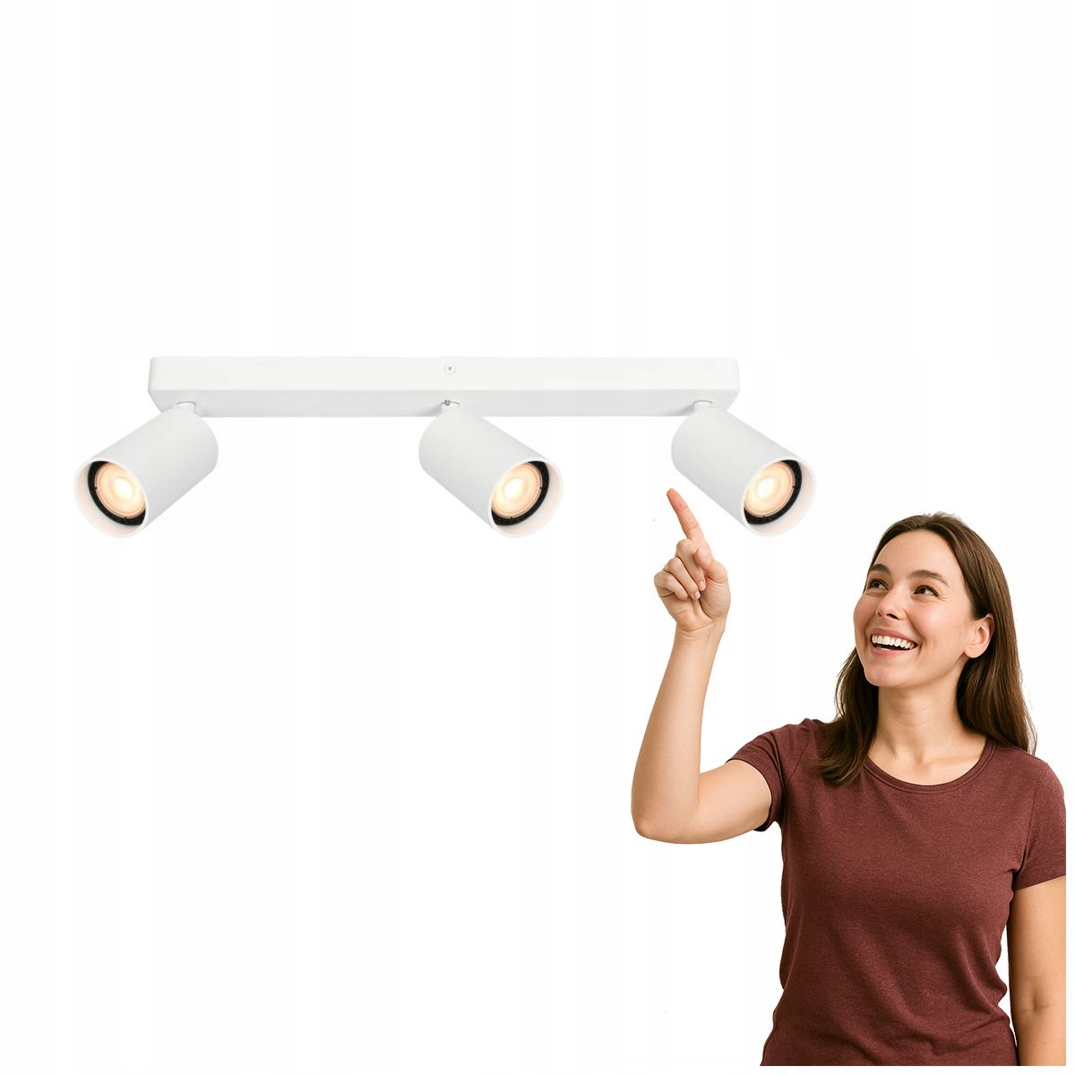 Moderní reflektor Nesto 3xGU10 Bílý do obývacího pokoje Italux