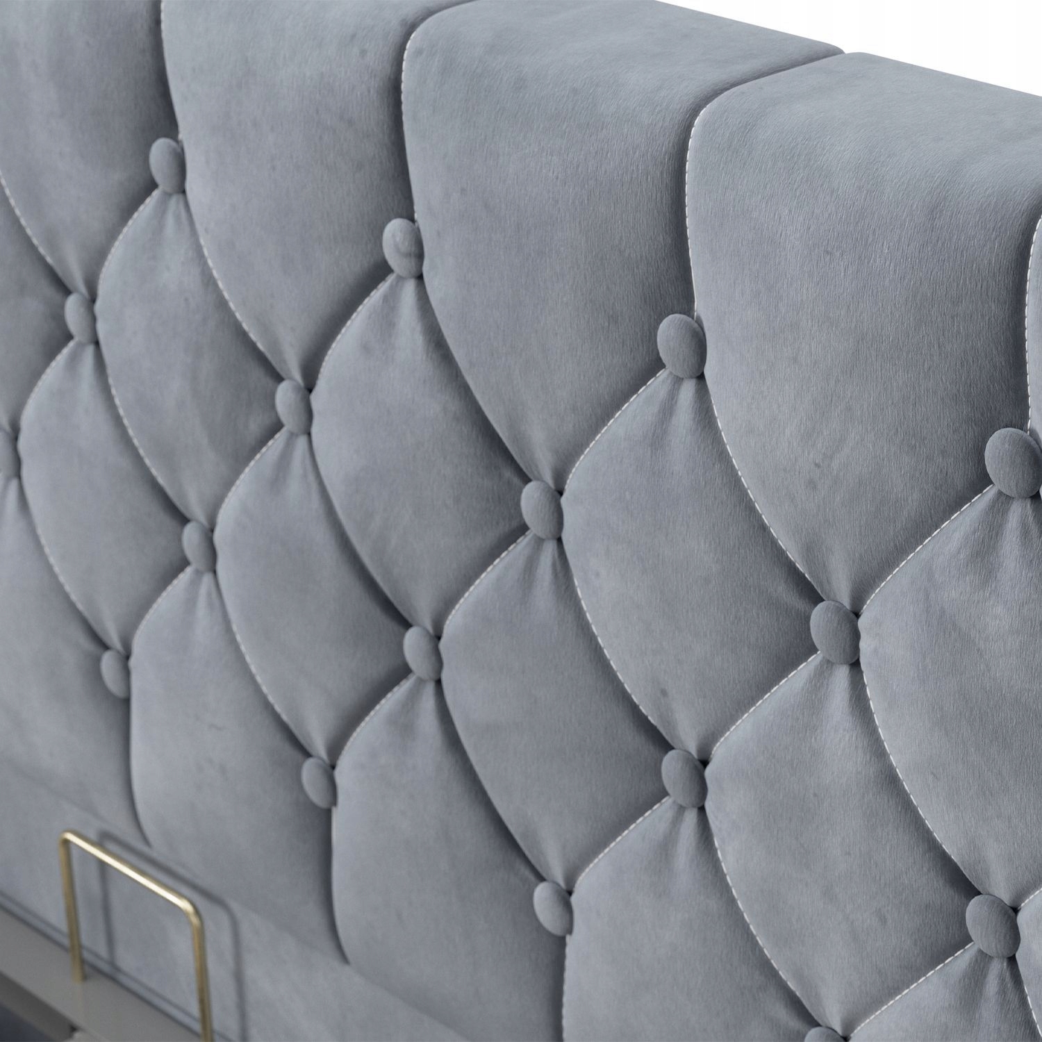 816 Łóżko tapicerowane stelaż LED 140x200 Rzeszów Kolekcja Nowość