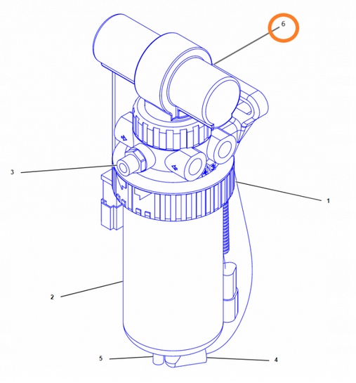 POMPKA PALIWA ELEKTRYCZNA KOPARKO-ŁADOWARKI CAT CATERPILLAR Producent części CVA