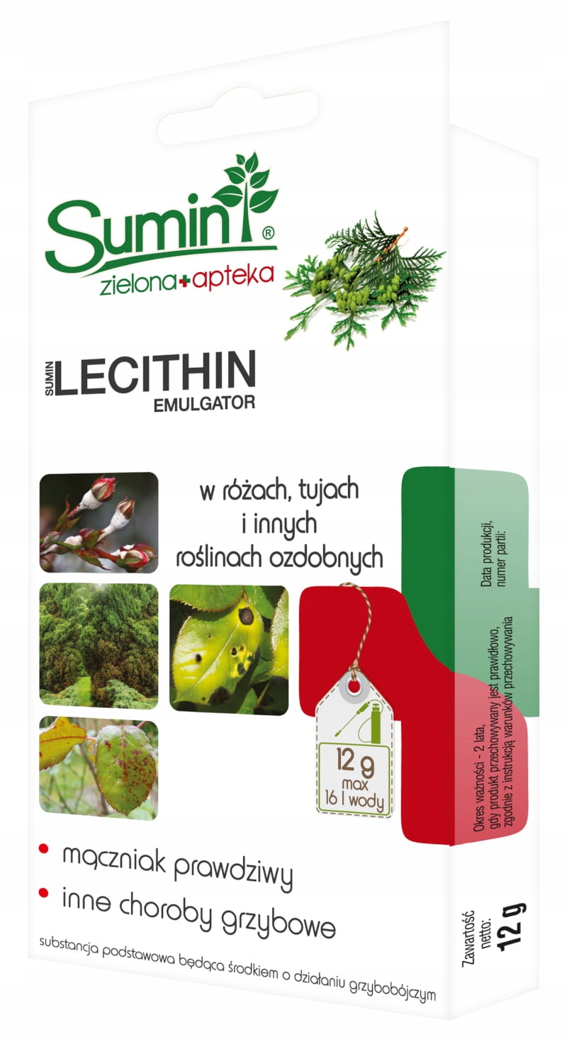 

Lecithin Eko środek na choroby kwiatów 12g Sumin