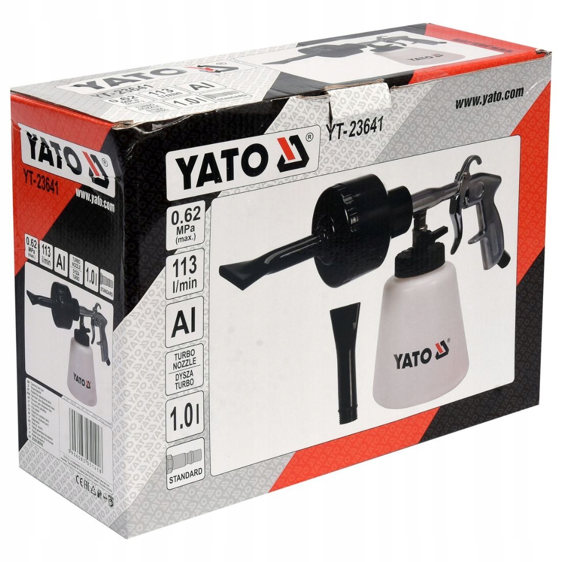 PISTOLET PNEUMATYCZNY DO PIANY 1L YATO Producent Inny