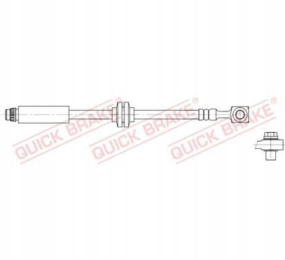 BRAKE 50.201X тормозной шланг