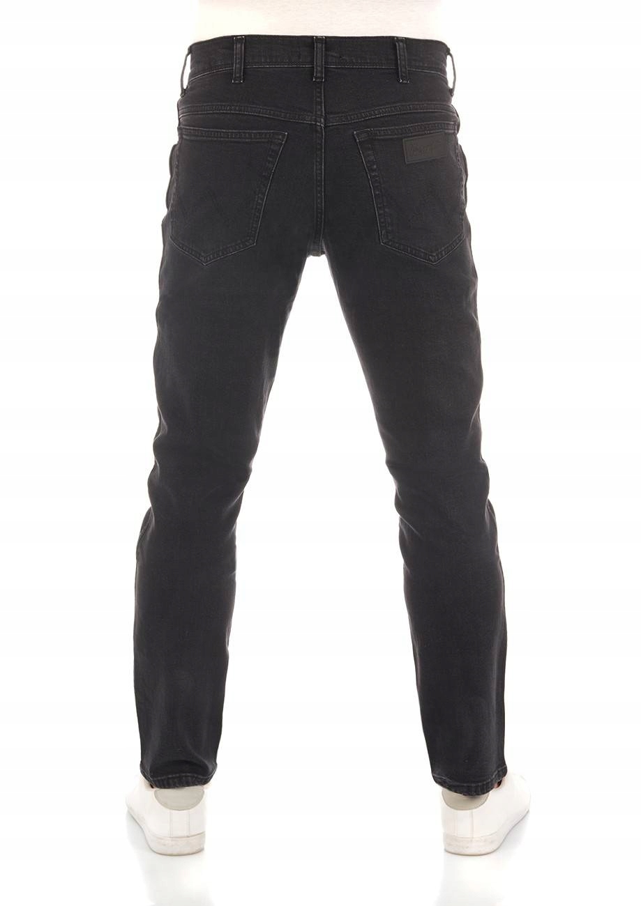 WRANGLER TEXAS SLIM CASH BLACK W12SHT240 42/34