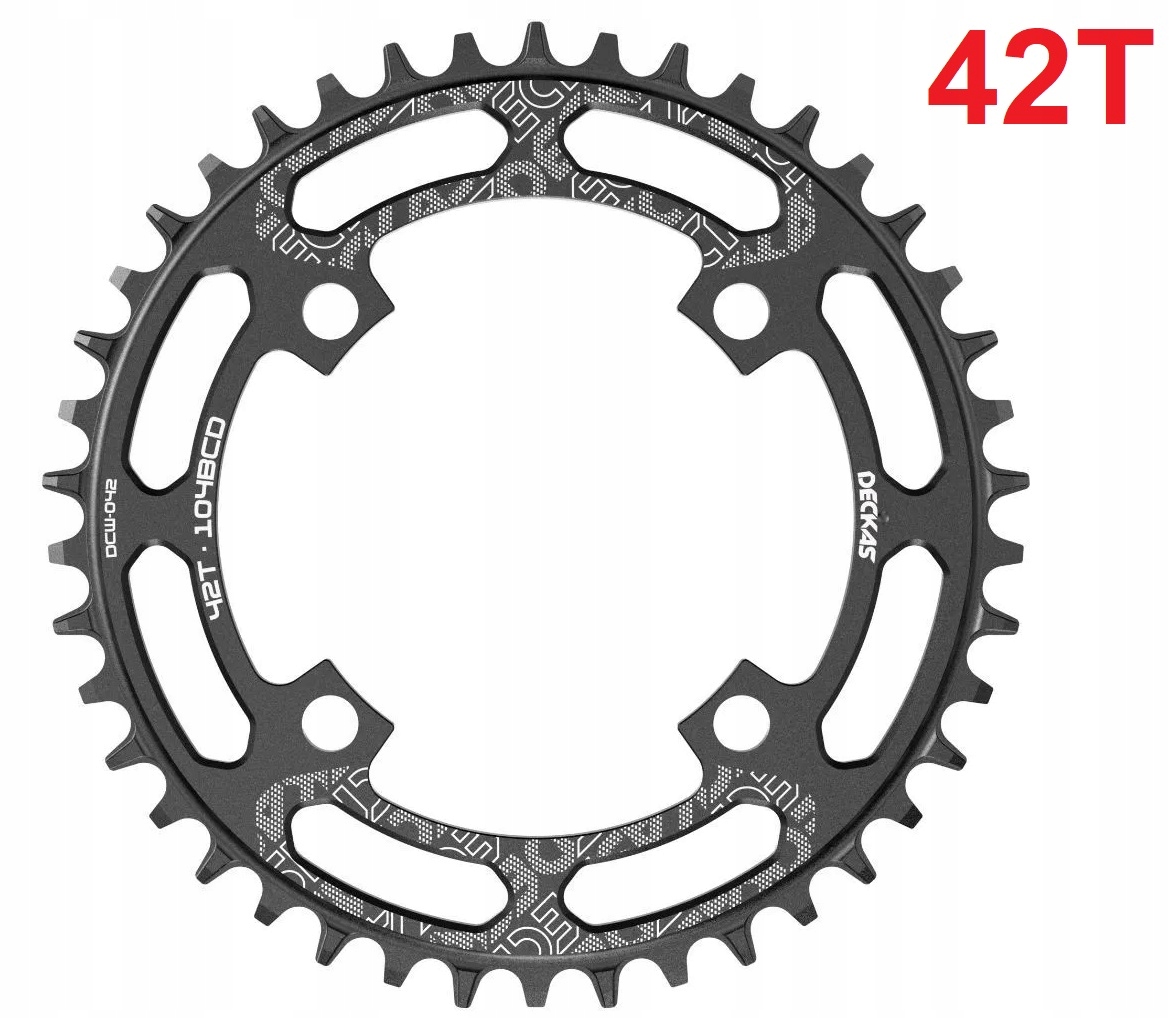 Okrągła Zębatka Narrow Wide DECKAS 42T 104 BCD