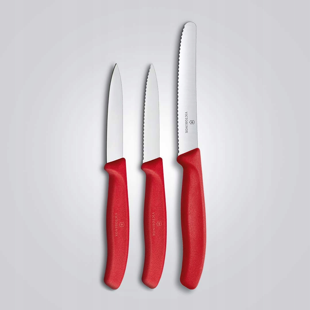 

Victorinox Zestaw 3 nożyki czerwone