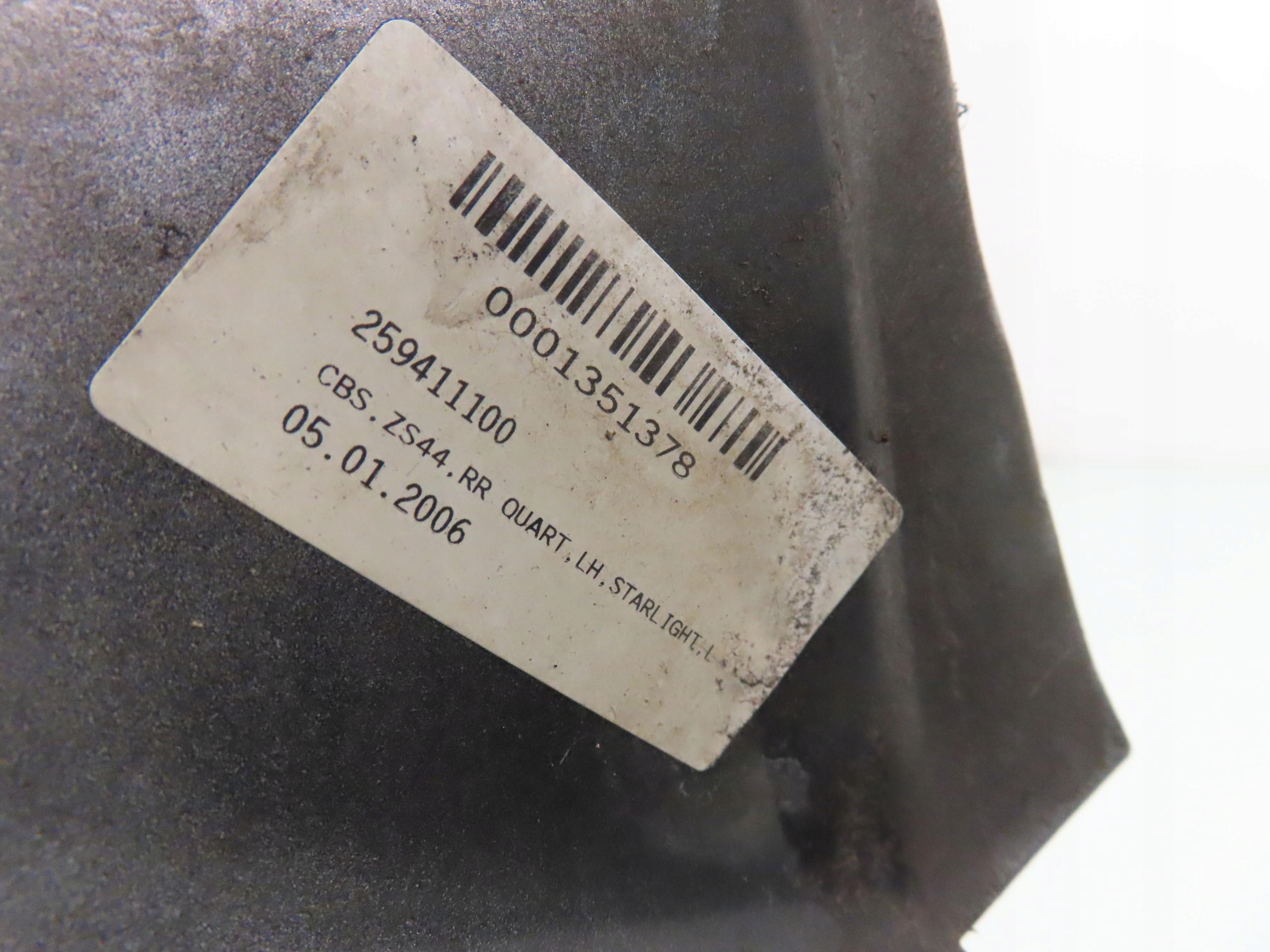 BŁOTNIK LEWY TYŁ SMART FORFOUR Numer katalogowy części 259411100