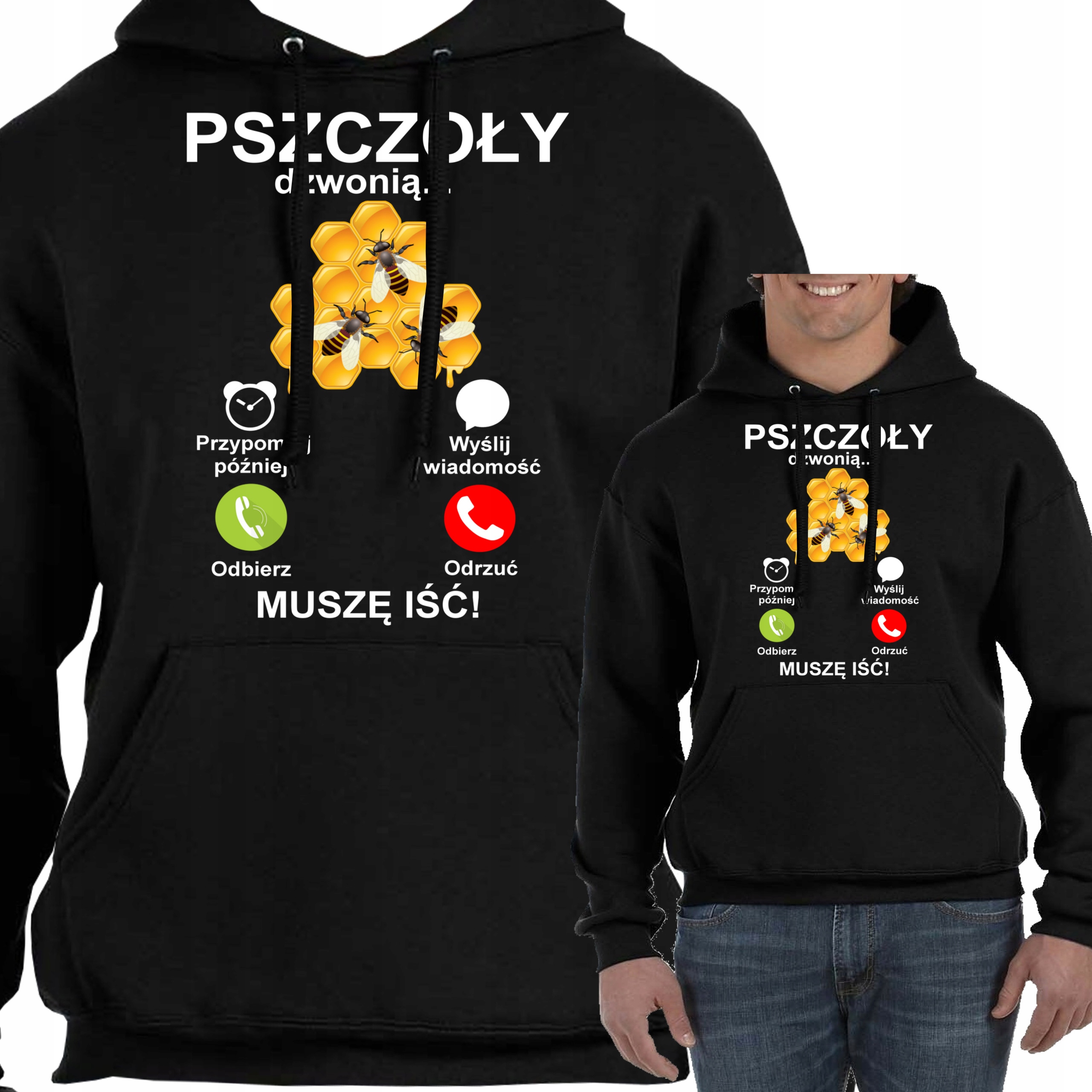 

Pszczoły Dzwonią Bluza Dla Pszczelarza XXL 3044