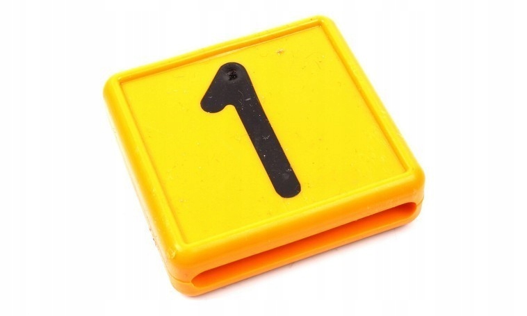 Cyfra do obroży identyfikacyjnej nr 1