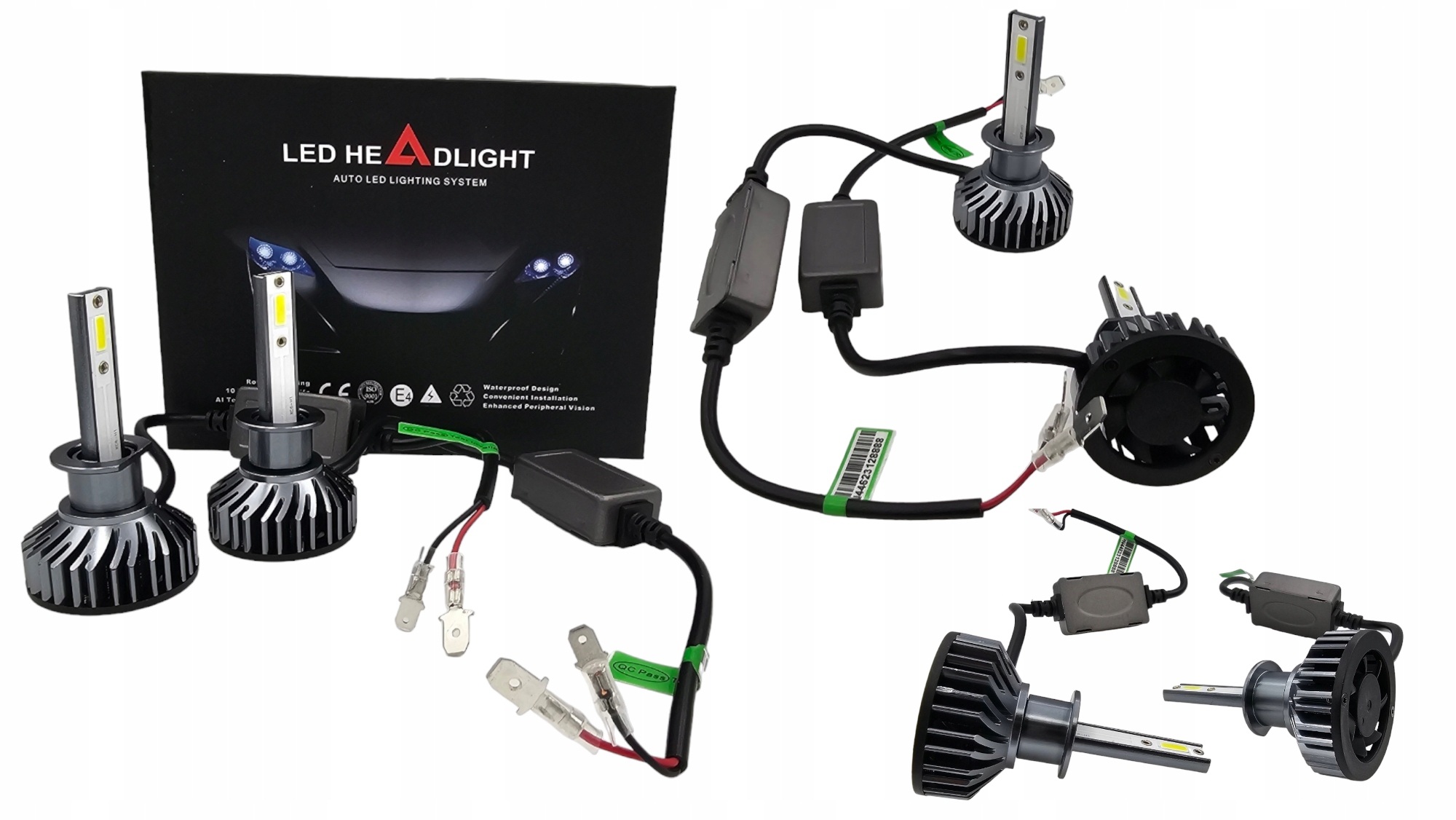 Led žárovky F2 Pro H3 Plug&Play Csp IP68 Canbus Ultra silné 12000LM