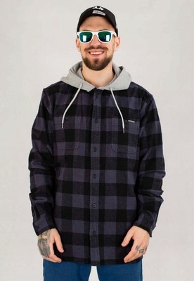 Košile Pit Bull Flanelová Woodson grey černá