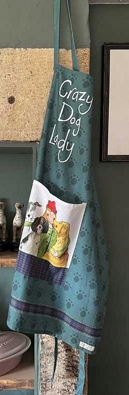 Kuchyňská zástěra AP29 Crazy Dog Lady Psiara