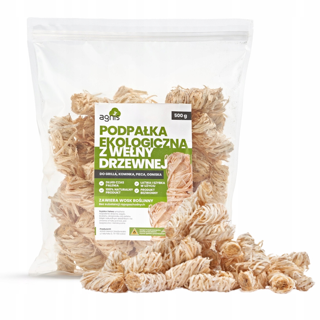 Eko Podpałka Ekologiczna rozpałka Grill Ognisko Kominek 500 g Kod producenta 5905215709968