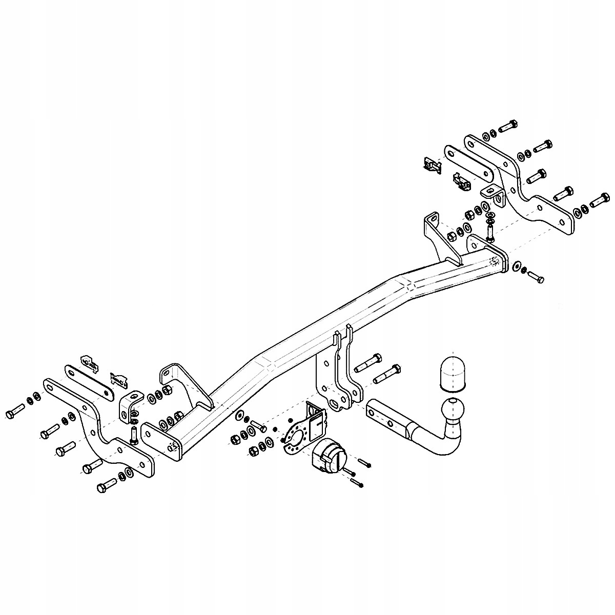 Hak holowniczy Opel Crossland 1 FL I Crossover od 21 MODUŁ WIĄZKA 13 PIN Producent Steinhof