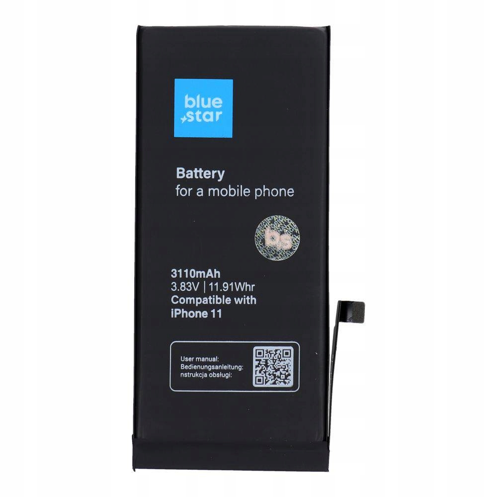 Bateria do Iphone 11 3110 mAh Blue Star Hq