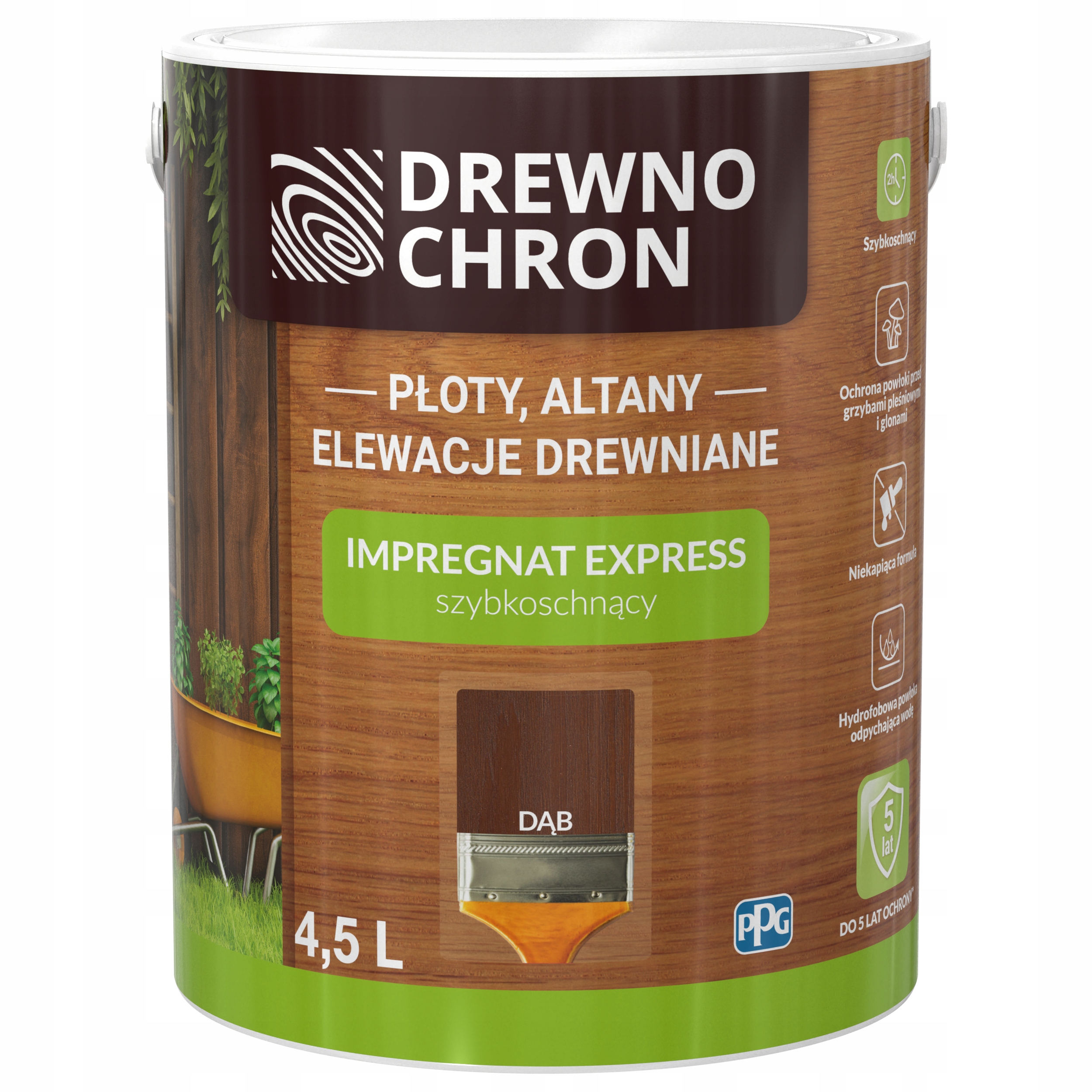 

Drewnochron Impregnat Express dąb 4,5l