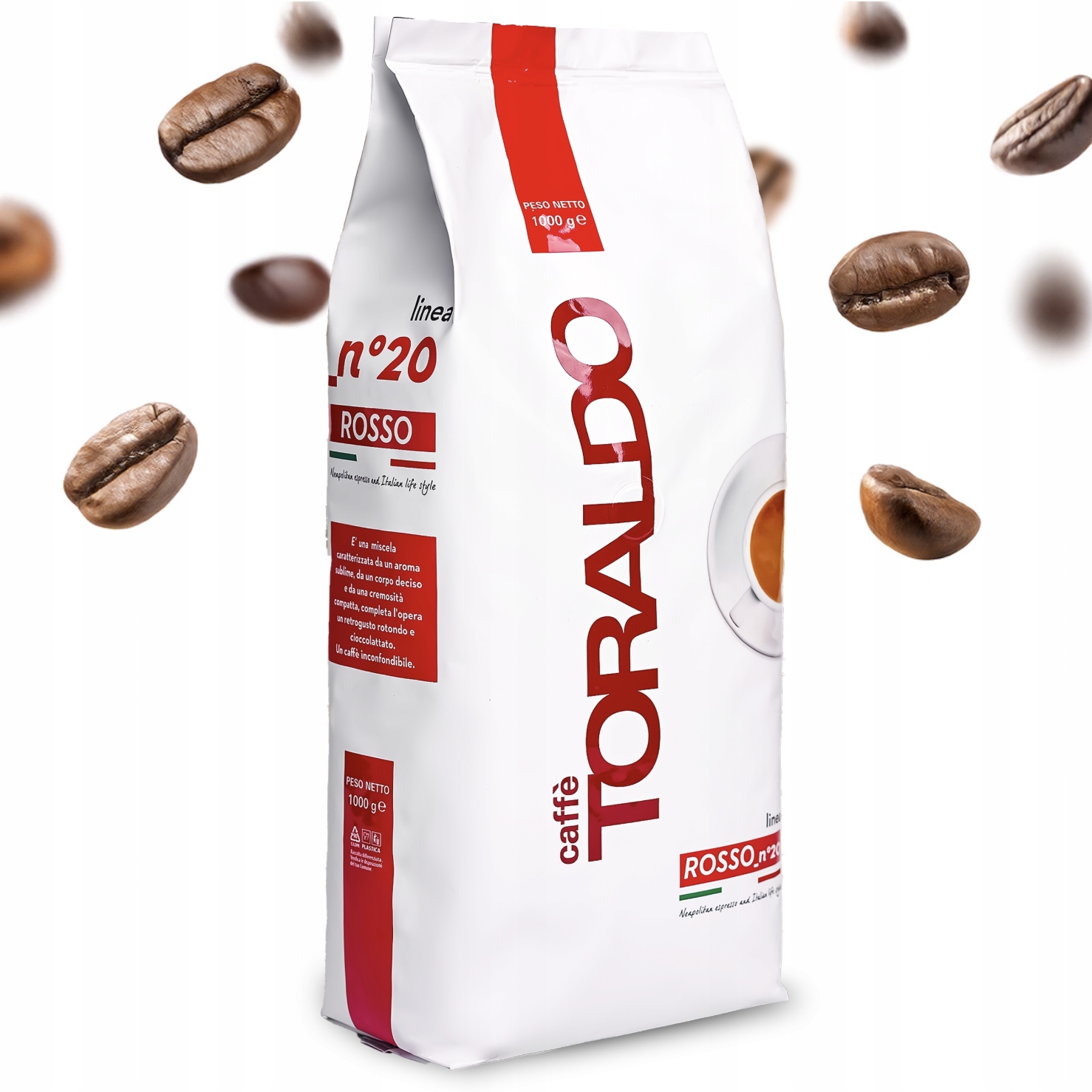 Torlado červená Káva Rossa Italská Káva 1kg