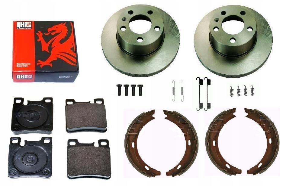 Kotouče Čelisti Mercedes S W140 Zadní Plné