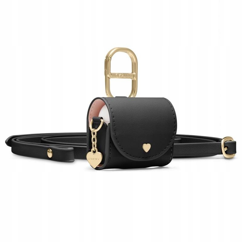 Spigen Cyrill Mini Bag Etui z paskiem do Apple AirPods 4 (Czarny)