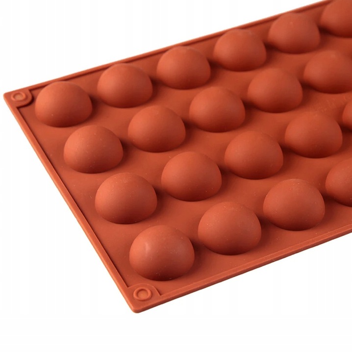 FORMA silikonowa PÓŁKULA FOREMKA PÓŁKULE KUL 36szt EAN (GTIN) 6954541100030