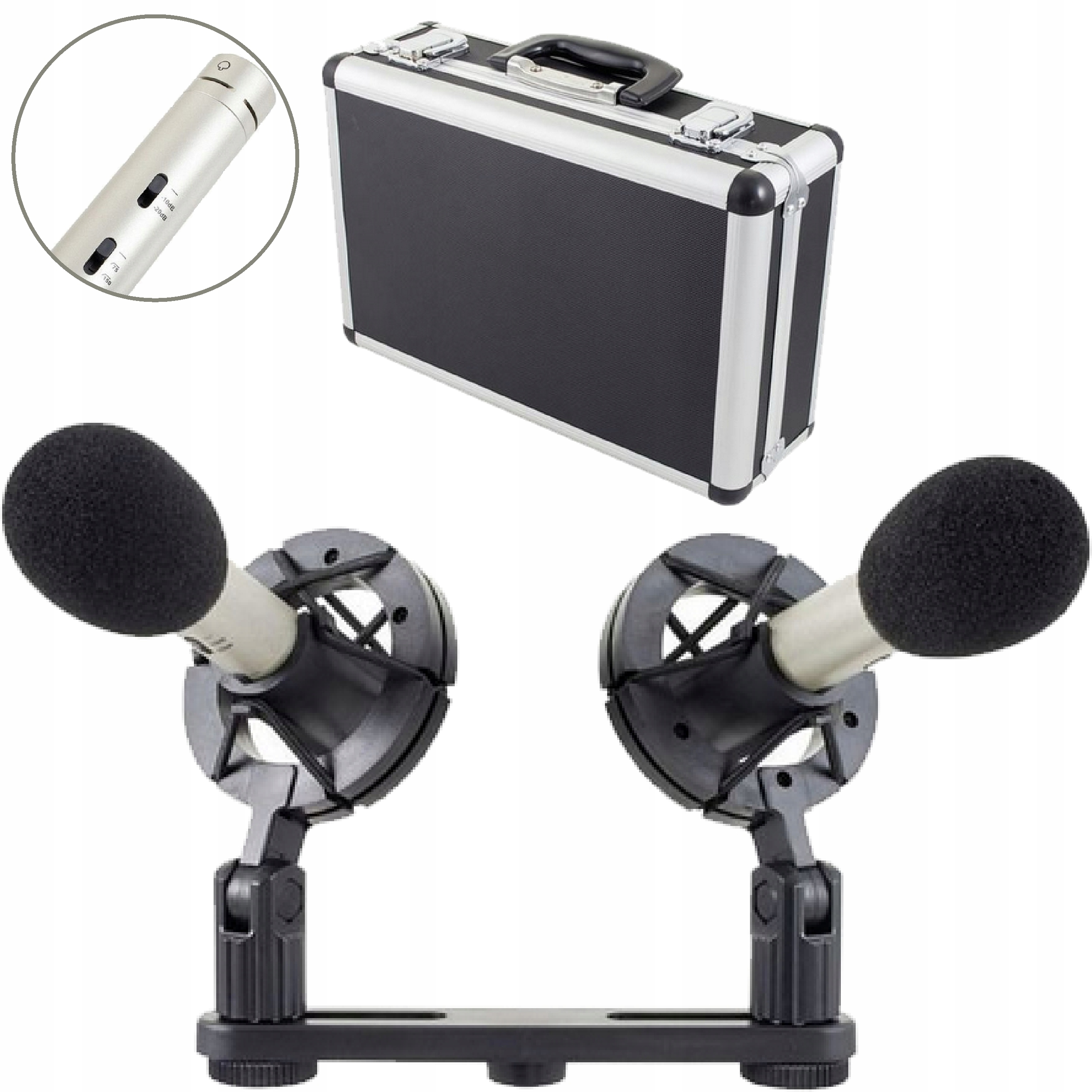 Kondenzátorový mikrofón overhead the t.bone Em 700 Set 2 ks